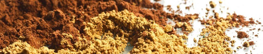 dry blended particles